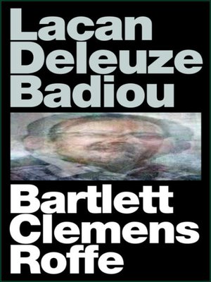 cover image of Lacan Deleuze Badiou